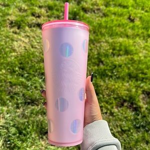Pink Disneyland Starbucks Tumbler